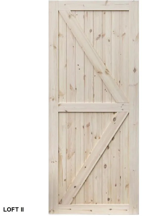 Dvere posuvné na mieru Loft II