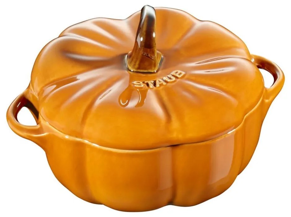 Staub Cocotte keramická zapekacia misa v tvare tekvice 12 cm/0,5 l, škorica, 40511-555