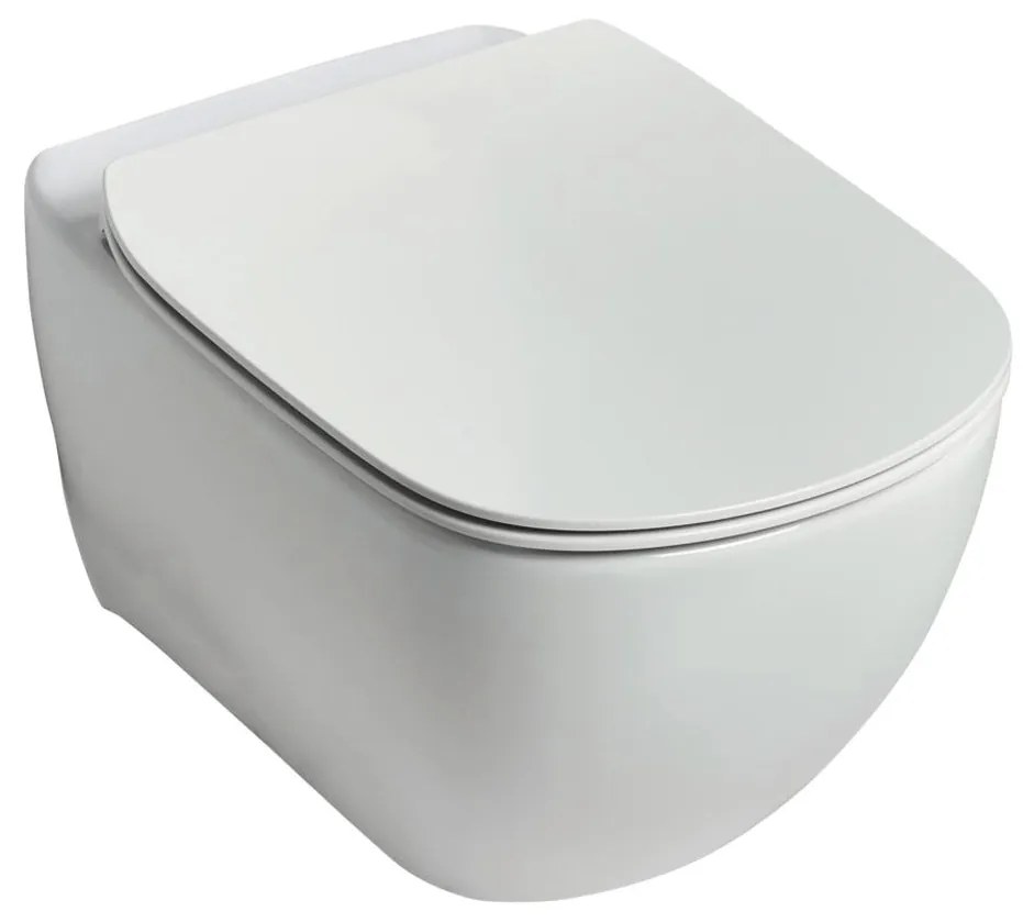 Ideal Standard Tesi - Závesné WC s doskou SoftClose, AquaBlade, biela, T354601