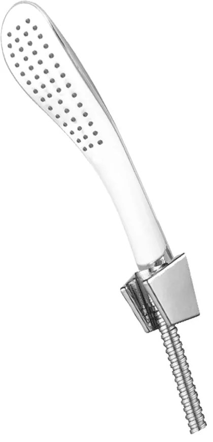 Mereo Mereo, Vaňový set s jednopolohovou ručnou sprchou, nerezovou sprchovou hadicou a držiakom, MER-CB569L