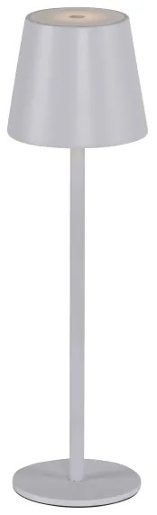 Leuchten Direkt 19250-16-LED Vonkajšia nabíjacia lampa EURIA LED/3W/5V IP54 biela