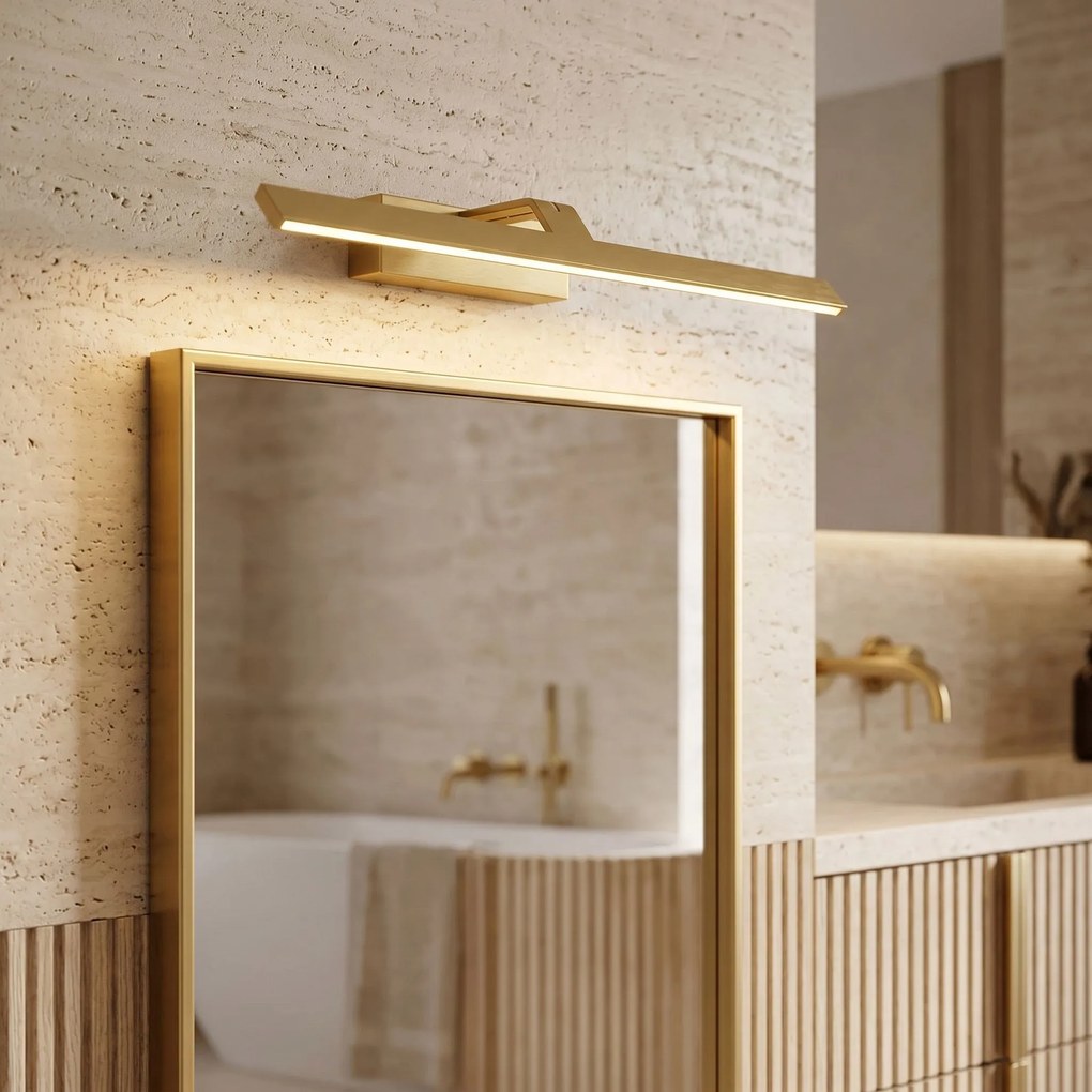 Toolight Toolight, LED nástenné svietidlo, 58cm, 11W, 4000K, 1000lm, SWE008-1W, zlatá matná, OSW-20107