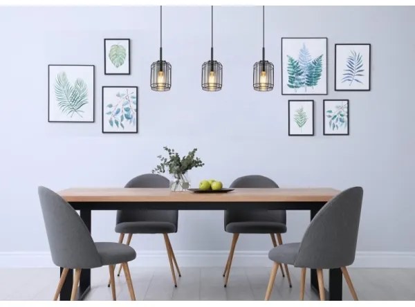 Globo 15559-3H - Luster na lanku KAMMI 3xE27/60W/230V