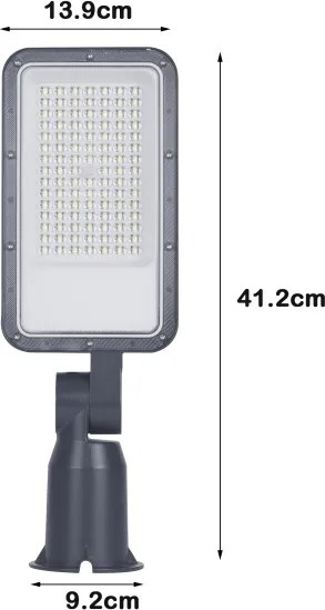 Brilagi -LED Vonkajšia pouličná lampa s kĺbom. URBANLIGHT LED/50W/230V antracit IP65