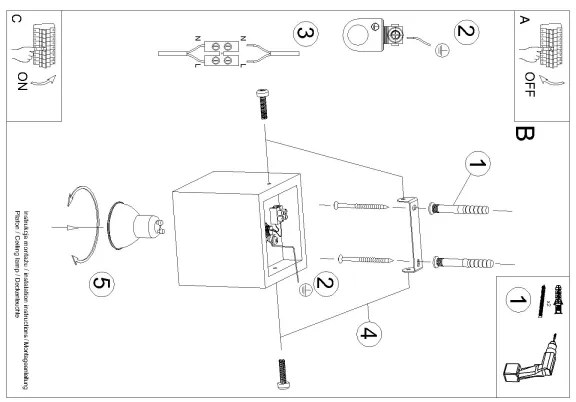Brilagi - LED Bodové svietidlo MURO 1xGU10/7W/230V betón