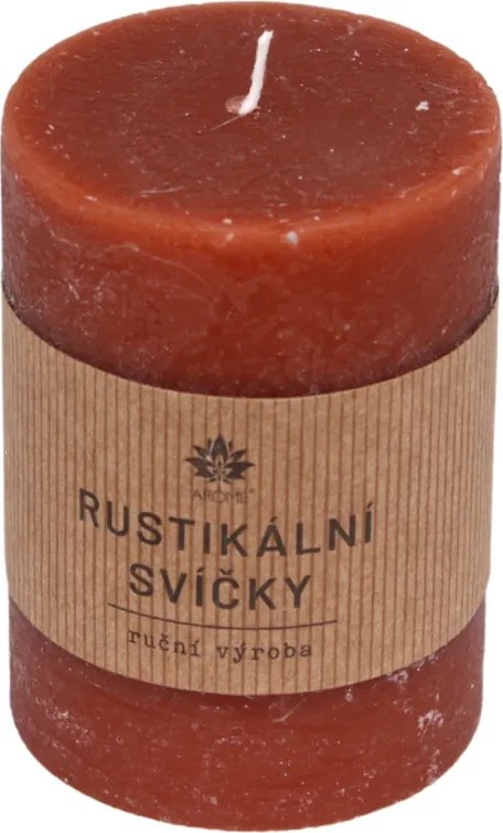 ARÔME Rustikálna sviečka, hnedá