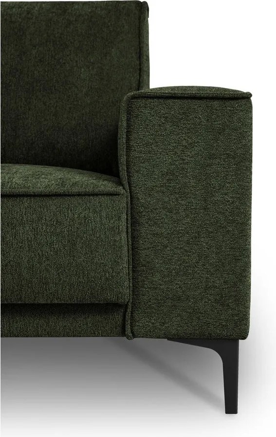 Zelená ženilková rohová pohovka (ľavý roh/s leňoškou) Copenhagen – Scandic