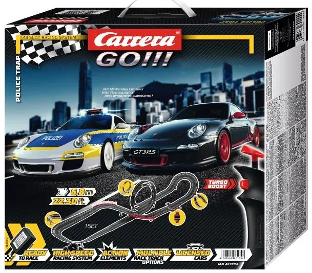 Carrera Go!!! Autodráha Slot Racing System 1 : 43 (policajná pasca)  (100381543)