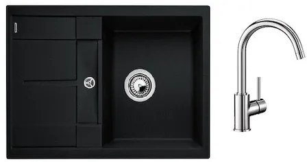 Blanco Metra 45 S set drezu a batérie 78x50 cm antracit + mida SETB2