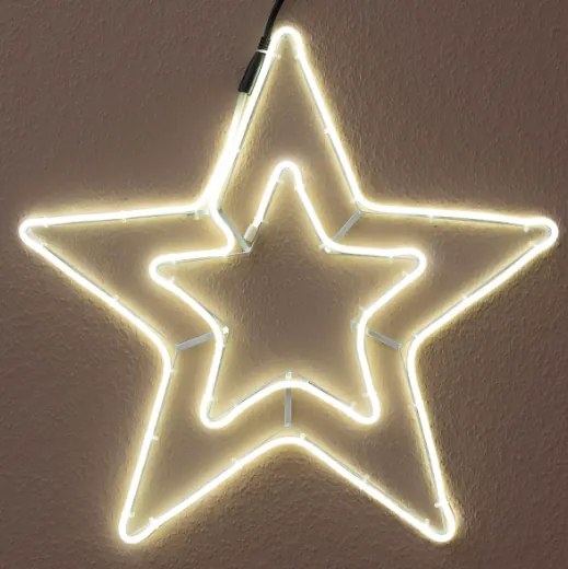 NEXOS Vianočná svetelná hviezda 360 LED, 55 cm