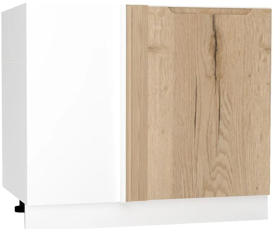 Kuchynská skrinka Zoya Dnp Pl Dub Halifax/Biely