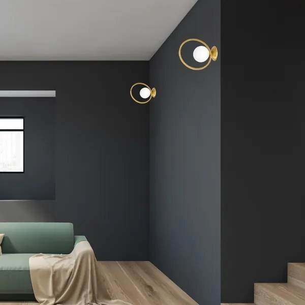 Nástenné svietidlo VIENNA 1xE14/40W/230V zlatá