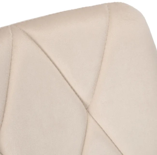 Jedálenská stolička MADISON zamatová, béžová