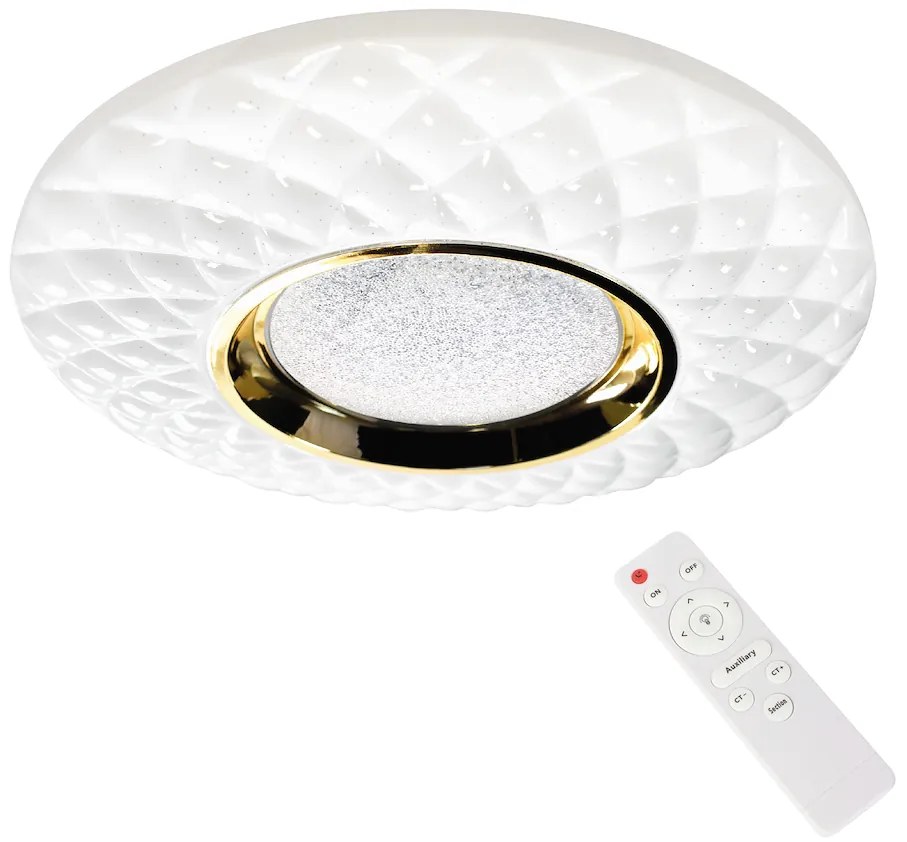 Stropné LED svietidlo Tokyo, 1x LED 24w, 3000-6000k, w/g, s ovládačom