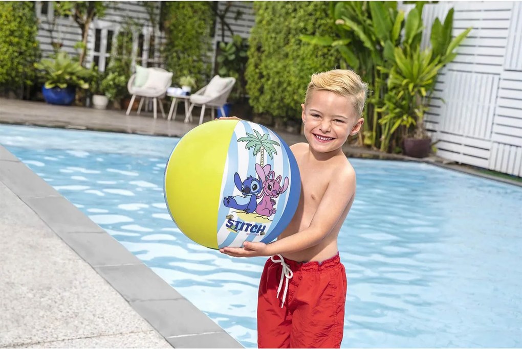 Nafukovacia plážová lopta Lilo a Stitch 51 cm Bestway 9104T