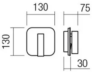 Redo 01-2978 - LED nástenné svietidlo QUDA LED/6W/230V + LED/3W CRI 90 USB chróm
