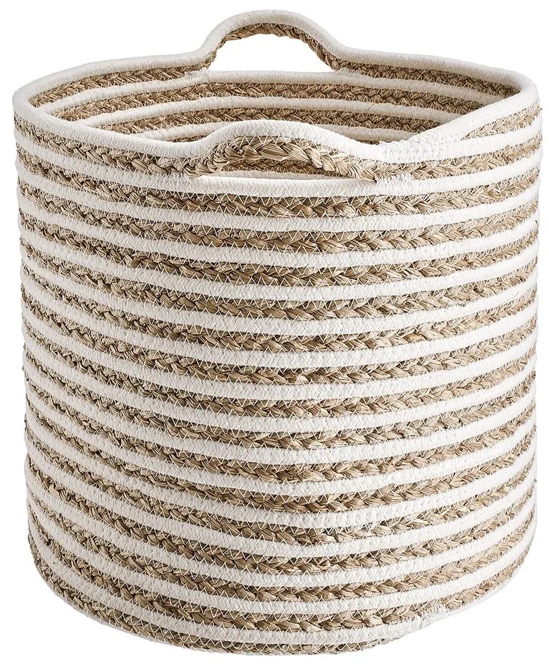 COTTON BRAID Úložný kôš pruhovaný velký