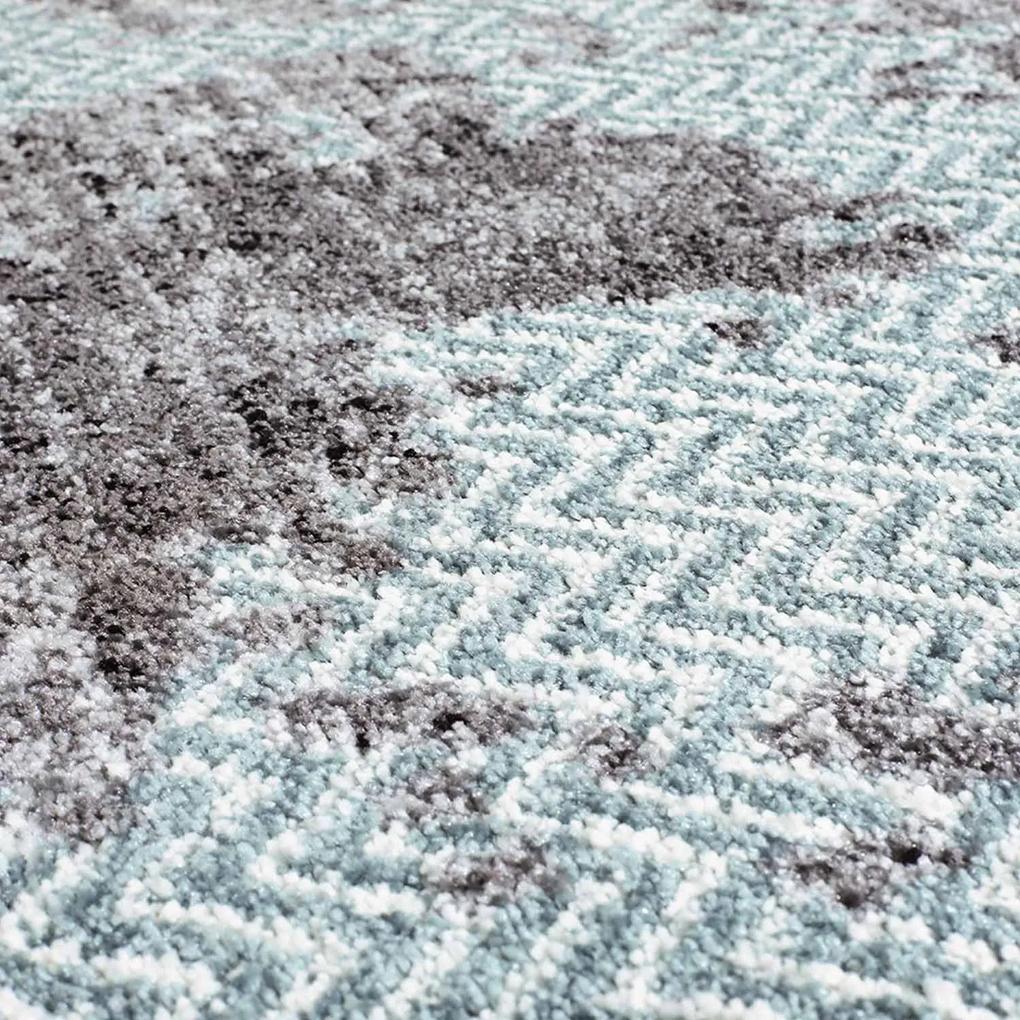 Dekorstudio Moderný koberec MODA SOFT sivo modrý 1137 Rozmer koberca: 80x300cm