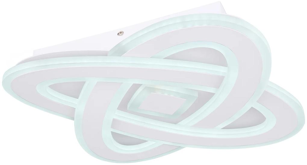 GLOBO Stropné dizajnové prisadené LED osvetlenie LARIO, 36W, teplá biela-studená biela