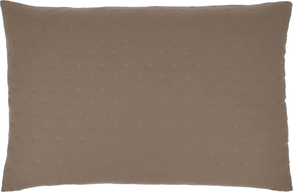 Mäkká hnedá obliečka na vankúš Aix Soft – 90*60 cm
