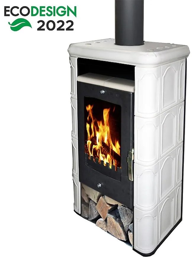 Krbové kachle Bergamo II drab 7kw