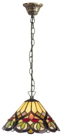 Závesná lampa Tiffany BRIGHT Ø25