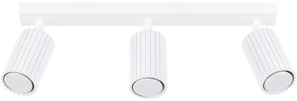 Sollux SL.1543 - Bodové svietidlo KARBON 3xGU10/10W/230V biela