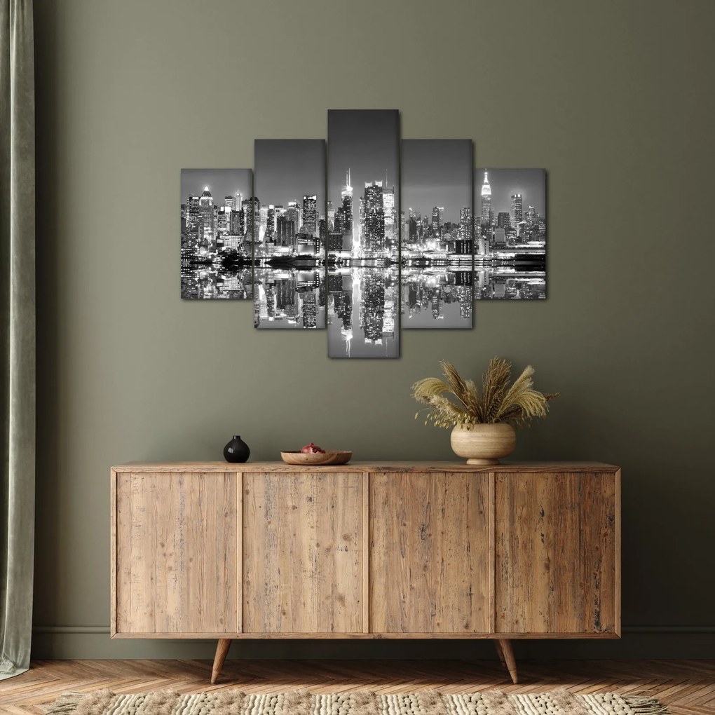 Obraz - New York, čiernobiely (150x105 cm)