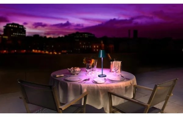 Retlux - LED Stmievateľná nabíjacia stolná lampa LED/3W/1800 mAh tmavomodrá