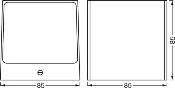 Osram - LED RGBW stmievateľné vonkajšie nástenné svietidlo SMART+ BRICK LED/14W/230V IP44 Wi-Fi