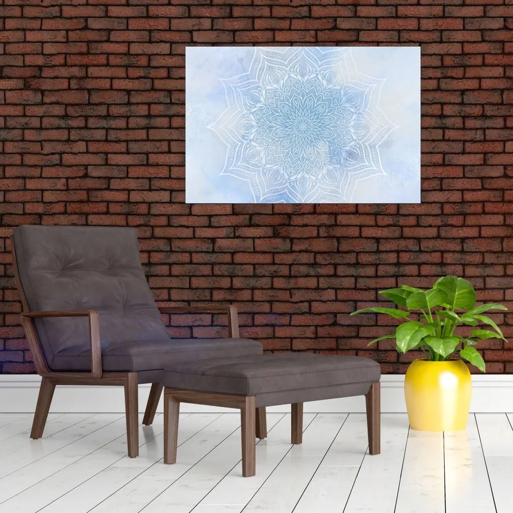 Obraz - Zimná mandala (90x60 cm)