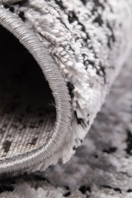 Koberec MAYA PR109 sivý / čierny