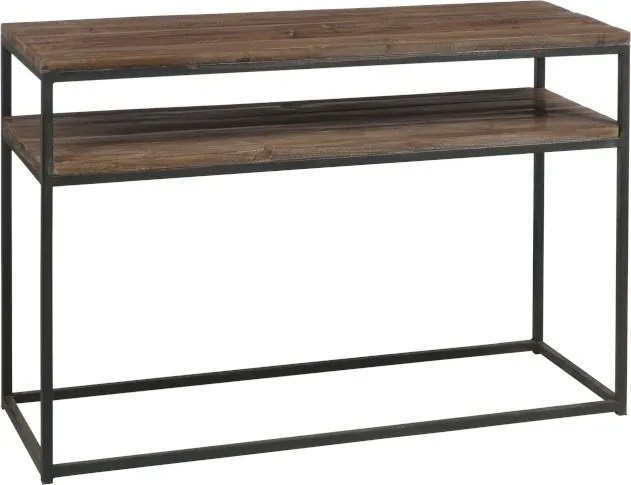 Konzolový stolík s kovovou konštrukciou Industrial - 120 * 40 * 78cm