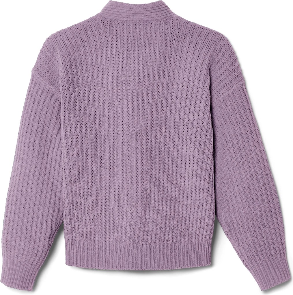 Detský ženilkový pletený svetrík, levanduľový