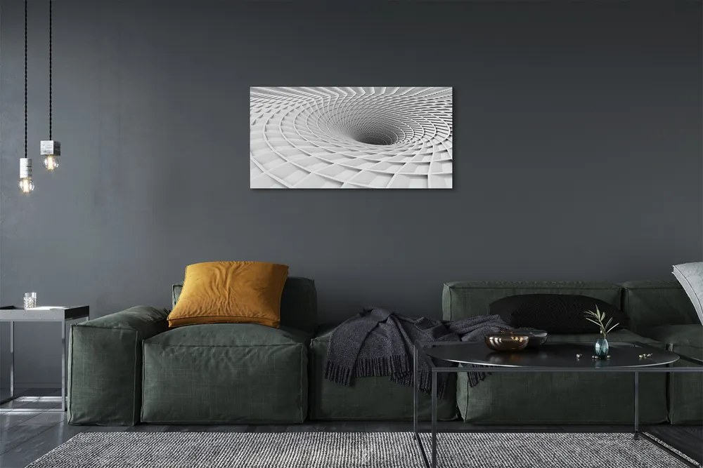 Obraz na plátne 3d geometrický násypka 120x60 cm