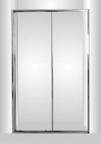 HOPA - Sprchové dveře do niky SMART - SELVA - 100 cm, 190 cm, Univerzální, Hliník chrom, Čiré bezpečnostní sklo - 6 mm (OLBSEL10CCBV)