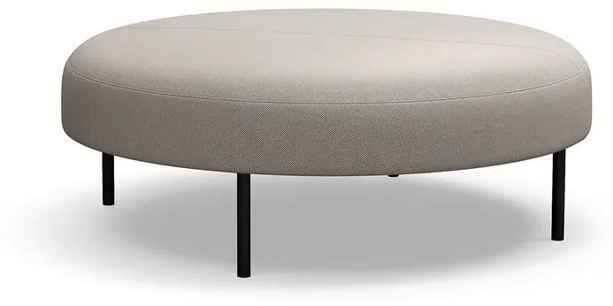 Taburet na nožičkách VARIETY, Ø 1200 mm, látka Blues CSII, šedohnedá