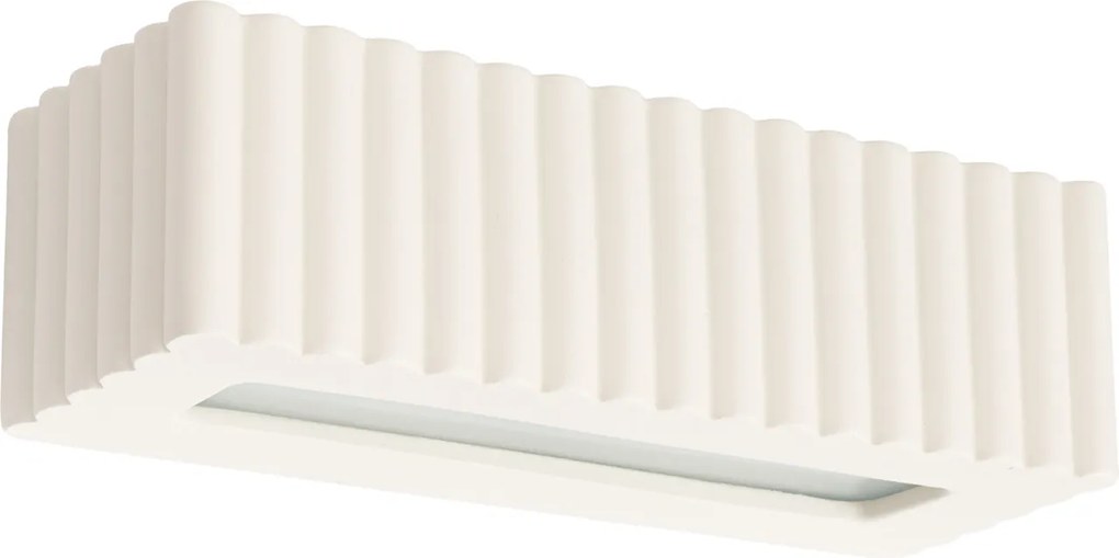 Nástenné svietidlo Rigata, 1x béžové keramické tienidlo