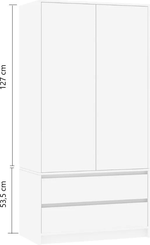 Detská šatníková skriňa B9 - DINO