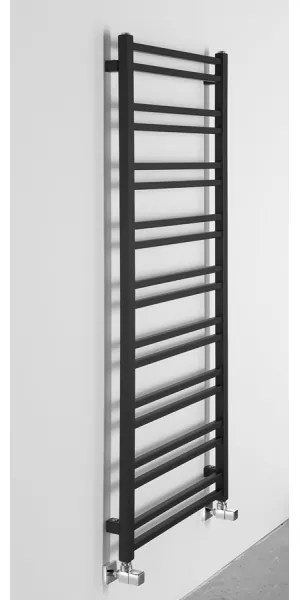 Sapho - Kúpeľňový radiátor METRO DOS 476W/230V 55x143 cm matná čierna