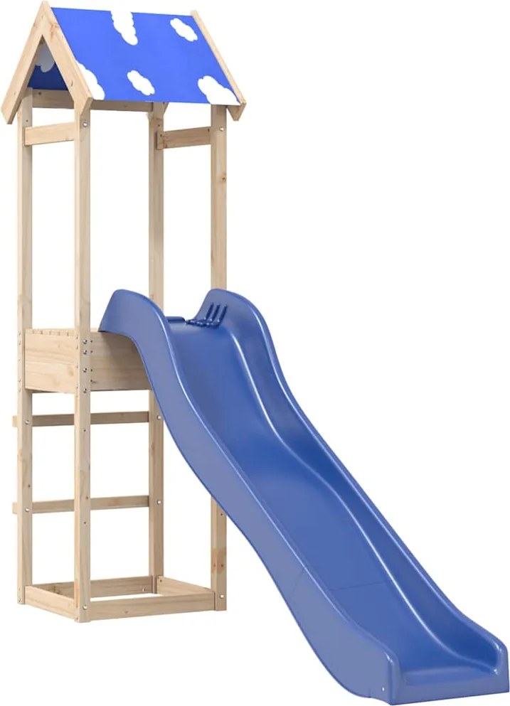 vidaXL Vonkajšia súprava na hranie masívna borovica