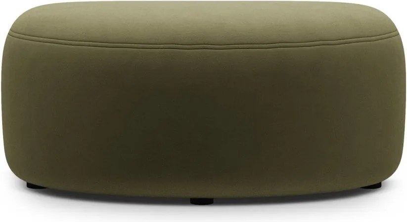 Zelená zamatová podnožka Kate – Micadoni