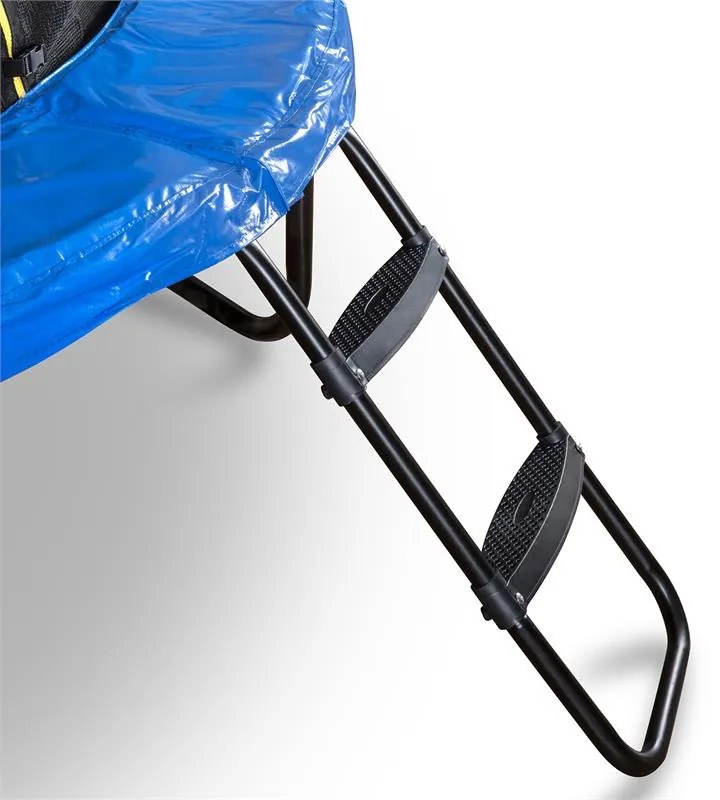 Rocketboy 366, 366 cm trampolína, vnútorná bezpečnostná sieť, široký rebrík, modrá