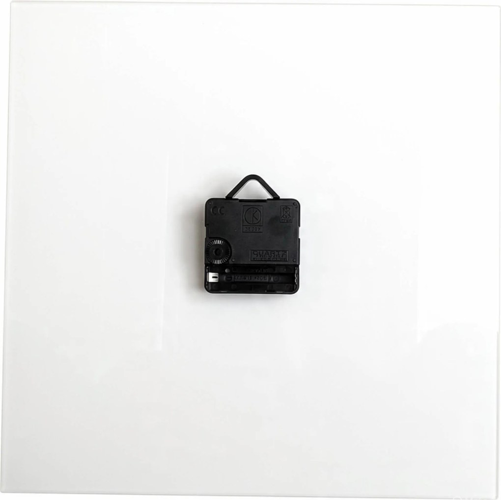 Štvorcové nástenné hodiny 3D | LONDON: Čierne ručičky 20 cm 4753-113565 IA-226-S-BLACK-20
