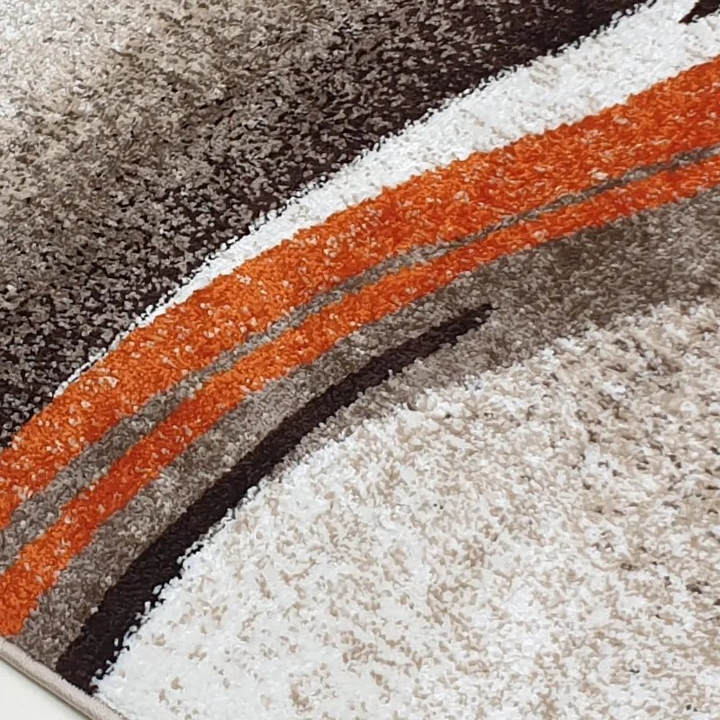 Kusový koberec Enigma New 307-78 orange, 160x230, oranžová, kancelária, Spoltex