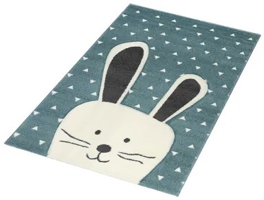 Koberce Breno Kusový koberec PASTEL KIDS 52/KVK, modrá,120 x 170 cm