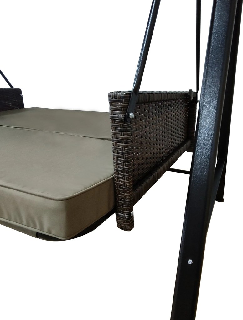 Záhradná hojdačka pre 3 osoby Houseland Siena