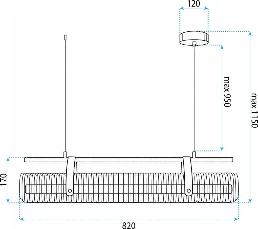 Toolight Rea, Stropné svietidlo LED APP1796-CP Brush Gold, OSW-56300
