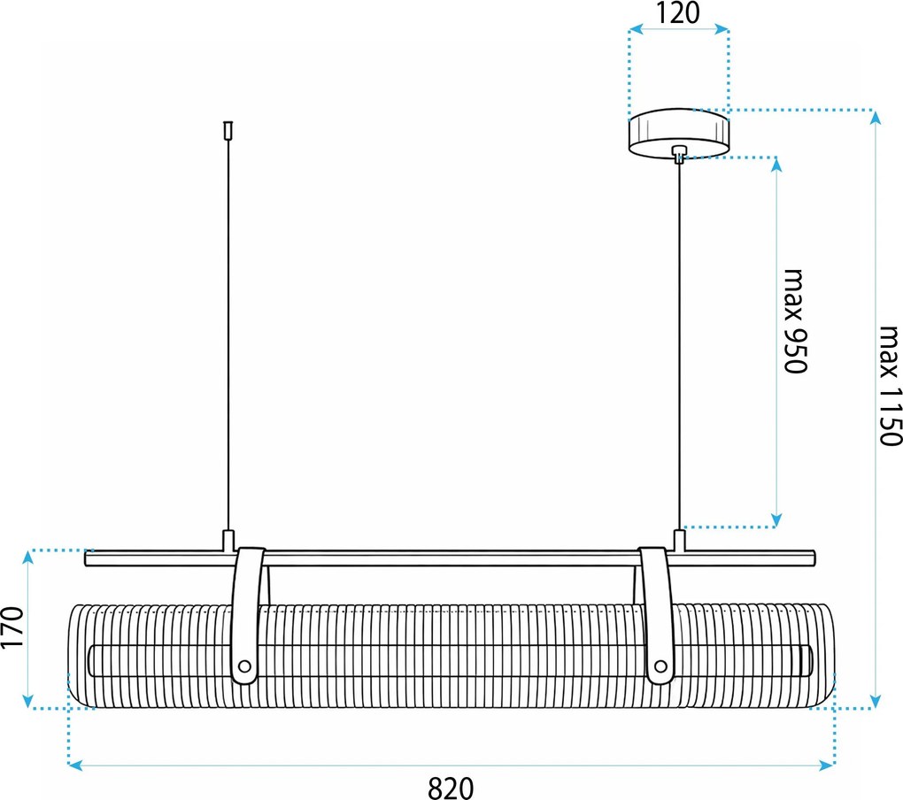 Toolight Toolight, Stropné svietidlo LED APP1796-CP Brush Gold, OSW-56300