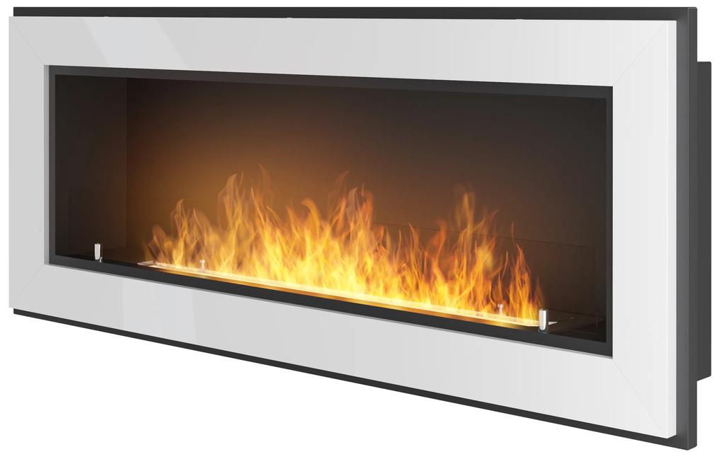 SIMPLE FIRE FRAME 1200 WHITE